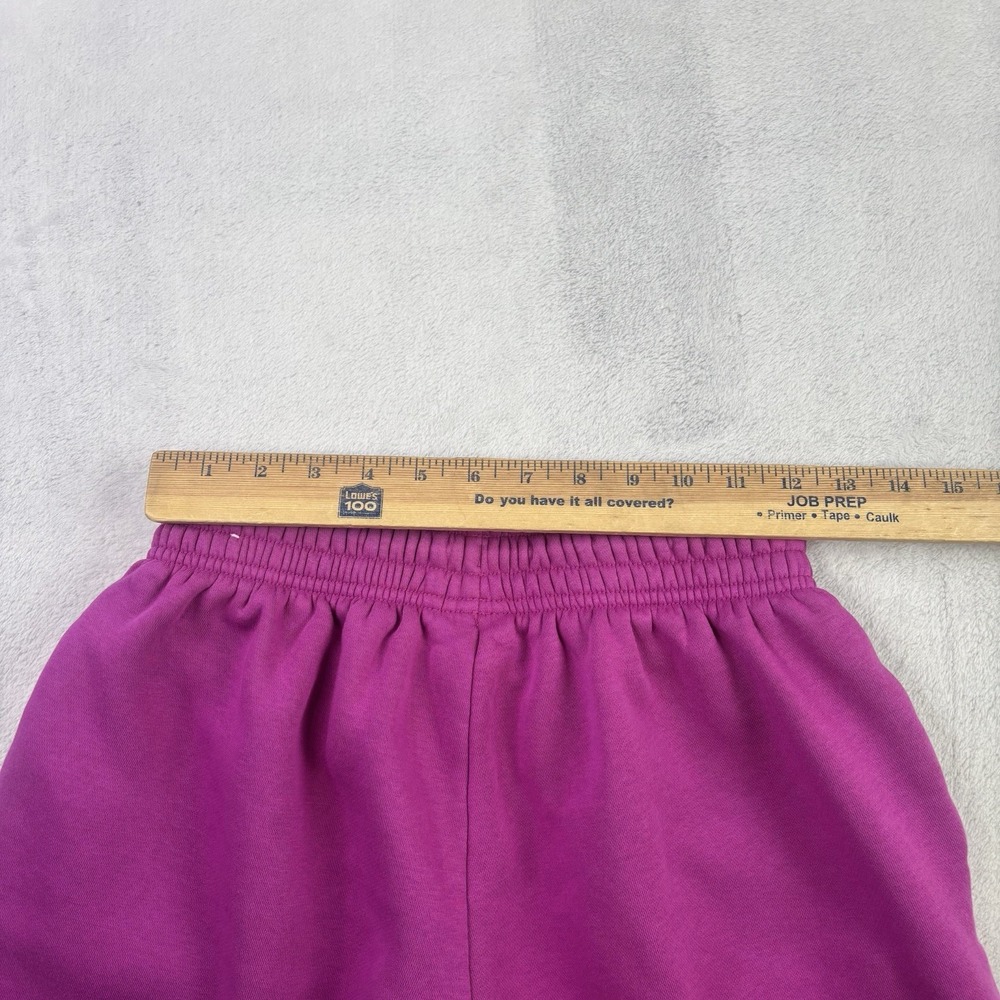 Nike Purple Pink Fleece Jogger Sweatpants Activewear Athletic Unisex Size XS - Picture 6 of 7